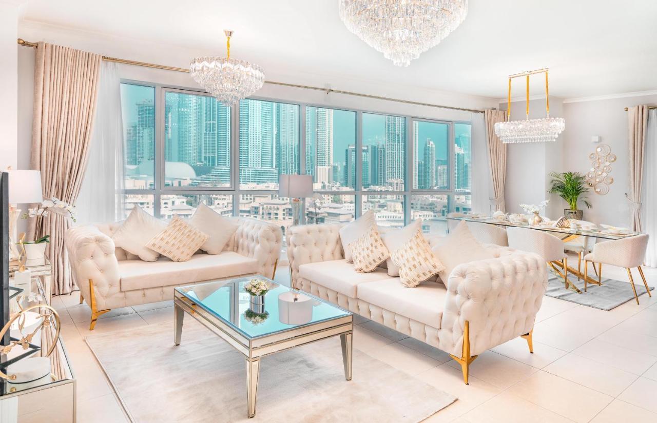Elite Royal Apartment - Full Burj Khalifa & Fountain View - Emperor دبي المظهر الخارجي الصورة